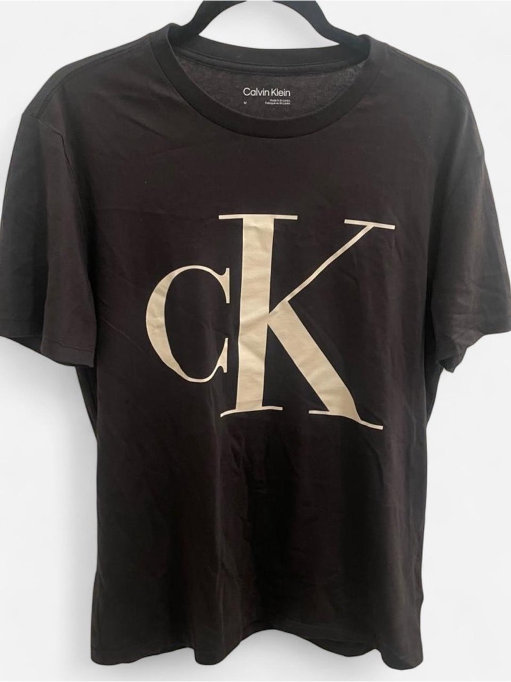 Calvin Klein Mens Black Logo Tee